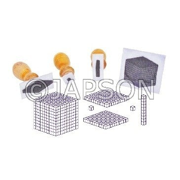Base Ten Stamp Set for School Maths Lab Base Ten Stamp Set for School Maths Lab